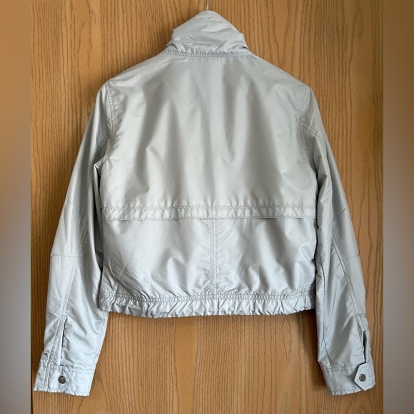Athleta | Women’s SZ Small | Gray Cropped Journey Jacket | Windbreaker Full Zip - Picture 2 of 11